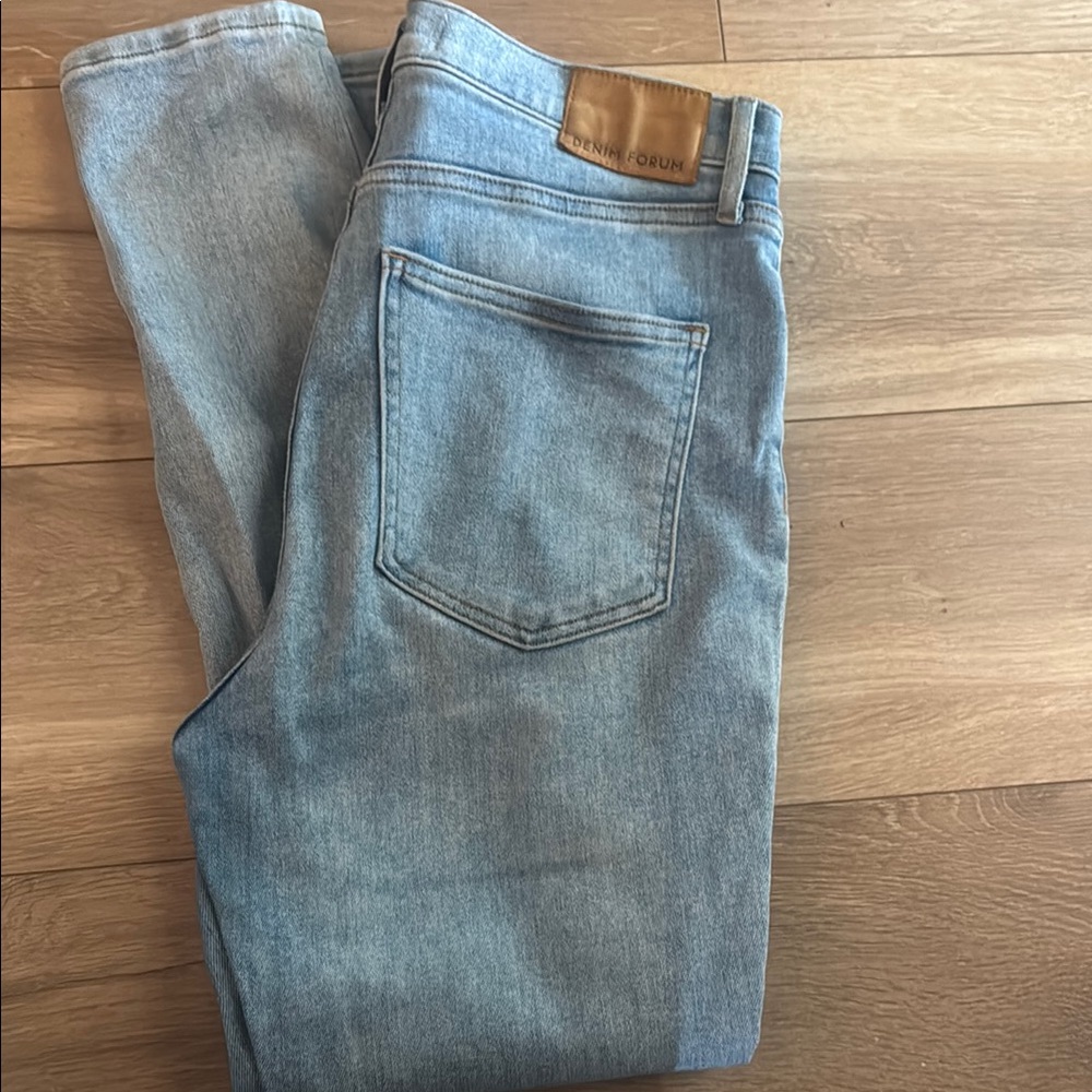 Denim Forum Blue Skinny Jeans Classic Style